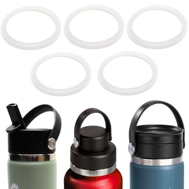 Captain O-Ring – Replacement Lid Gaskets for Hydro Flask Wide Mouth Flex Caps (5 Pack)