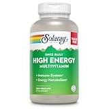 SOLARAY Once Daily High Energy Multivitamin for Women and Men - Energy Supplements - Immune Support w/Vitamin C, A, D and E, Vitamin B Complex, Trace Minerals, 60-Day Guarantee, 200 Serv, 200 VegCaps
