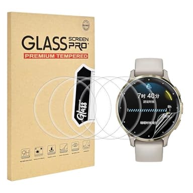 EasEasy 6PCS Compatible for Garmin Venu 3S 41mm Smartwatch Screen Protector Clear，HD Anti-scratch Soft TPU [Not Glass] with Ultra-thin Protector For Venu 3S Protective Film 41mm