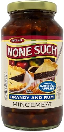 None Such Mincemeat Brandy & Rum - Pie Filling with Apples and Raisins, 27 Ounce (Pack of 1)