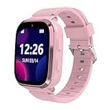 4G Kids Smart Watch with GPS Tracker, Call and Text, Kids Smart Watch Girls with Video Call Voice Chat Message Camera SOS WiFi Alarm Pedometer Waterproof Game, Gifts for Kids Age 4-12