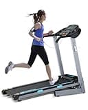BORGUSI Treadmill with 12% Auto Incline and Bluetooth Speaker - 300 lb Capacity, 3.0HP Folding Electric Treadmill Up to 8.5 MPH Speed, Running Machine with 17.5" Wide Tread Belt for Home Use