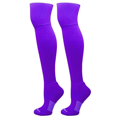 Mk Socks Extreme Over the Knee Sports Socks - Purple (L)