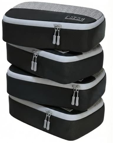 4pc Small Packing Cubes for Travel - Luggage Packing Organizers - Travel Packing Cubes for Suitcases