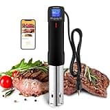 Inkbird WIFI Sous Vide Machine ISV-100W, 1000 Watts Sous-Vide Cooker Immersion Circulator with 14 Preset Recipes on APP & Calibration Function, Thermal Immersion, Fast-Heating with Timer |Best Gift