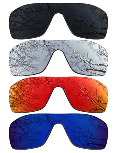 Set of 4 Polarized Replacement Lenses for Oakley Turbine Rotor OO9307 Pack-BSFM4