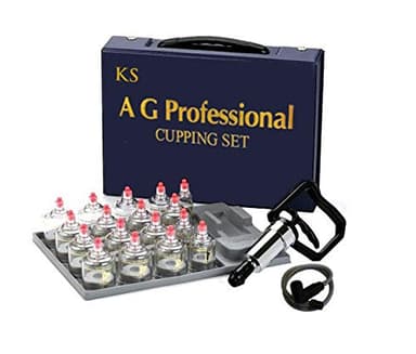 Professional Cupping Set *Made in Korea* (17 Cups) with Extension Tube($3.00 Value) KS Choi Corp "Made in Korea."