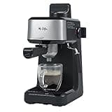 Mr. Coffee® 4-Shot Steam Espresso, Cappuccino, and Latte Maker with Stainless Steel Frothing Pitcher