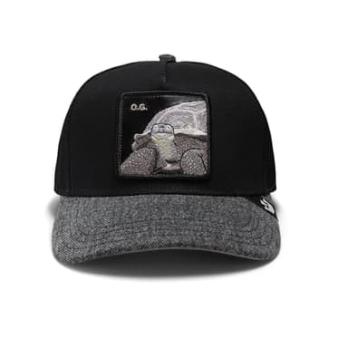 Goorin Bros. Core Combo Trucker Hat for Men and Women (US, Alpha, One Size, Black (The OK Tortoise))