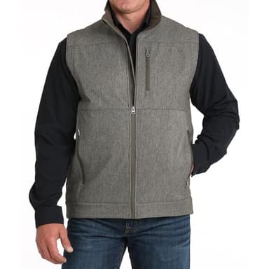 Cinch Men's Olive Bonded Conceal Carry Vest Olive L