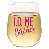 CEDAR CRATE MARKET 21st Birthday Gifts for Her, Women, Happy 21 Year Old Funny Wine Glass, Cool Unique Present for Daughter, Best Friend, Female, Party Decorations ideas, 15 oz, Made in USA