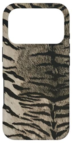 Aesthetic Vintage Zebra Brown Chocolate Pattern Case for iPhone 17 Pro