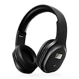 Rechargeable and Portable Personal FM Radio Headphones with Best Reception, Walkman Wireless Headset FM Radio Ear Muffs for Jogging, Mowing, Cycling, Meeting FM Receiver