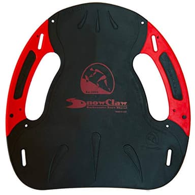 SnowClaw Backcountry Snow Shovel, Ultra-Light, Snow Anchor, Emergency Splint, Multi-Use Tool, Great for Digging Snow Caves, Easily Fits in Any Backpack - Red