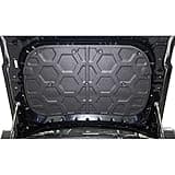 IAG I-Line Hood Pad Isolator Reduces Engine Noise for Ford Bronco 2021+ 2/4 Door (Not Sport) - Flocked (Black)