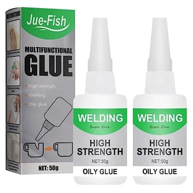 Upgrade Welding High-Strength Oily Glue, Universal Super Glue, Waterproof Powerful Welding Oily Glue, Jue-Fish Multifunctional Magic Ceramic Glues for Metal, Wood, Ceramics, Leather, Glass (2)