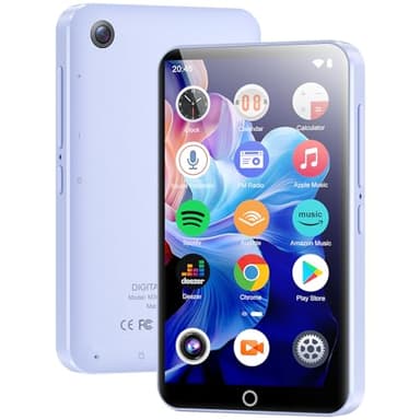 Conrain 80GB mp3 Player with Bluetooth and WiFi, 4.02" Touchscreen MP3 Player with Camera, Android MP3 MP4 Player for Kids with Spotify, Deezer, Amazon Music, Audible, Support up to 1TB