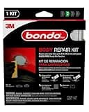 Bondo Body Repair Kit Ready Mix Pouches, Repairs One Large Hole Up to 3" with Patch, 1 Original Filler & Hardener, 1 Fiberglass Filler & Hardener, 1 Self-Adhesive Body Patch, 1 Spreader (BRKIT-2PK-ES)