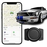 Mini GPS Vehicle Tracker - Real-Time Magnetic Tracking Device with Weatherproof Case, No Monthly Fees, Compatible with Apple Find My (iOS Only) - Ultimate Hidden Car Tracker for Global Coverage