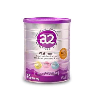 a2 Platinum® Premium Infant Formula for Babies Ages 0-12 Months, Whole Milk Powder-Based Formula with Iron, Nutritionally Complete, Made with Pure and Natural a2 Milk®, 31.7- oz Can