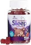 Kids Melatonin Gummy, 2mg Melatonin Kids Supplement for Restful Sleep - Drug-Free & Effective Sleep Supplement for Children Ages 4 & Up, Berry Flavor Chewable Melatonin Gummies Kids Sleep - 60 Gummies