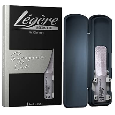 Légère Reeds - Bb Clarinet Reed, European Cut, Strength 3.50 (BBES3.50) - Premium Synthetic Woodwind Reed