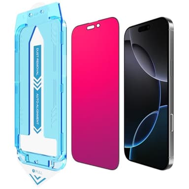 EGKimBa for iPhone 17 Privacy Screen Protector, Gradient Color Tempered Glass, Bubble Free, Easy Installation, Auto Dust-Elimination, Anti Blue Light