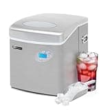 Whynter IMC-491DC Portable 49lb Capacity Stainless Steel with Water Connection Ice Makers, One Size