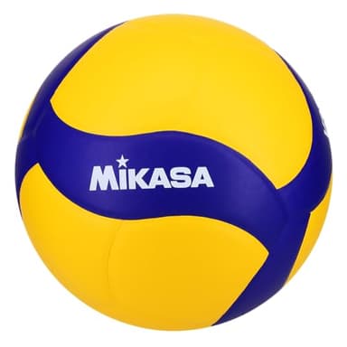 Mikasa V330W, Competition Club Indoor Game Volleyball, Blue/Yellow