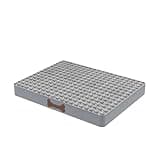 Indestructible Orthopedic Waterproof Dog Bed, Machine Washable Removable Cover, Egg Crate Foam and Tear-Resistant Fabric, Non-Slip Bottom, Invisible Zipper