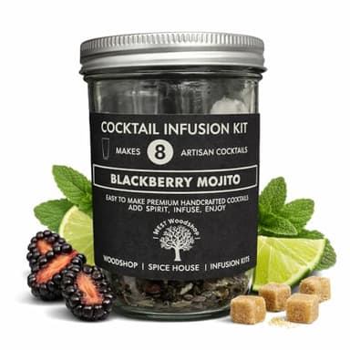 Blackberry Mojito Cocktail Kit | Cocktail Mix | 8 Artisan Cocktails | Tastes Just Like The Classic Cuban Cocktail