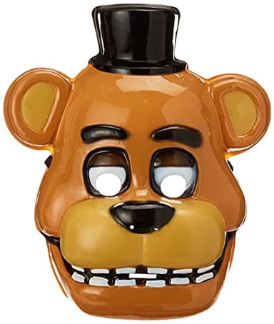 Five Nights At Freddy's: Freddy Fazbear Half Mask for Adults by Rubies, Men's No Size