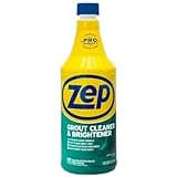 Zep Grout Cleaner and Brightener - 32 Ounce (1 Bottle) - ZU104632 - Deep Cleaning Formula Removes Old Stains From Grout