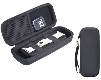 inDomit Portable Travel Case Compatible with Smart Watches, Watch Bands and Charger for Men Women – Fits Apple Watch, Samsung Watch, Fitbit Blaze