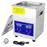 2L Ultrasonic Carburetor Cleaner Machine, Industrial Ultrasonic Parts Cleaner with Heater and Digital Timer, Ultrasonic Carb Cleaner for Repairing Tools Automotive Parts Cleaning, 110V
