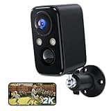 BECAMSO Security Cameras Wireless Outdoor Battery: 2K WiFi Camera Indoor for Home Security System - CCTV Camera Waterproof Night Vision - Camaras de Seguridad para Casa Inalambricas