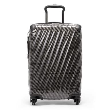 TUMI - 19 Degree Lite 4 Wheel Luggage - Lightweight and Highly Durable, Modern Contour, Hard Shell Men's and Women's Suitcase - 21.75" International Carry-On, Black Graphite