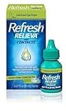 Refresh RELIEVA FOR CONTACTS Lubricant Eye Drops For Use with Contact Lenses, 0.27 fl oz (8 mL)