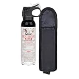 SABRE Frontiersman MAX 7.9 fl oz. Bear & Mountain Lion Attack Deterrent, Up to 40 ft Range, Contains 2% Major Capsaicinoids, Safer for You, Animals & The Environment, Glow-in-The-Dark Safety