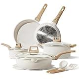 CAROTE 14 Pcs Pots and Pans Set Nonstick,Cookware Set Kitchen Cooking Set with Utensil and Pan Protectors