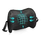 Lumbar Support Pillow for Office Chair, Car Lumbar Pillow Lower Back Pain Relief, Memory Foam Back Cushion with 4D Mesh Cover and Adjustable Straps, Ergonomic Chair Back Pillow for Car,Bed, Gaming