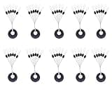 Bobber Stops for Fishing Line: 1200pcs Sinker Float Stops for Bass Fishing - Texas Rig Weight Stoppers Size Small