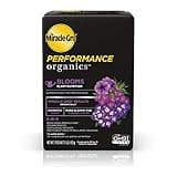Miracle-Gro Performance Organics Blooms Plant Nutrition - Plant Food with Organic Ingredients Feeds Instantly, for Flowering Plants, Apply Every 7 Days for a Beautiful Garden, 1 lb.