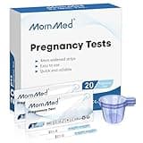 MomMed Pregnancy Test 20 Pack,Early Detection Pregnancy Test Strips,99% Accurate,25 MIU/mL hCG,20 Free Urine Cups, Pregnancy Tests for Home Kit,Pruebas de Embarazo