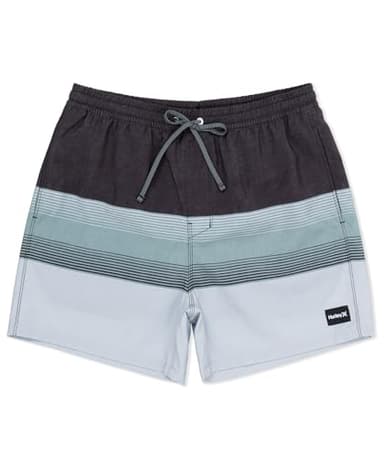 Hurley Men's Cannonball 17in Outseam Volley, Black Stripe, XL
