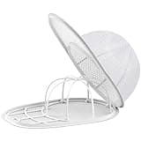 Haiou Hat Washer Cage Baseball Cap Washing Cage Hat Washer for Washing Machine - Keep Your Caps in Shape While Washing and Drying - Ideal for Adults and Kids Ball caps, White