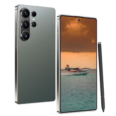 Nawfait 26 Ultra 16+1TB Smartphone -6.99-inch Display, Built-in Pen,Android 15, 7000mAh Battery, 68MP+108MP Dual Camera/Dual SIM/Fingerprint Lock/Face (Green)