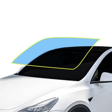 BOGAR TECH DESIGNS Precut for Tesla Model Y 2020-2026 Front Windshield Protection Film Scratch Resistant Ultra Clear Kit Cover, Clear