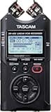 TASCAM DR-40X 4-Track Portable Handheld Field Recorder — 2 XLR/TRS Inputs, USB Audio Interface, Dual Adjustable Microphones for Stereo Recording of Music, Audio for Video and Podcasting
