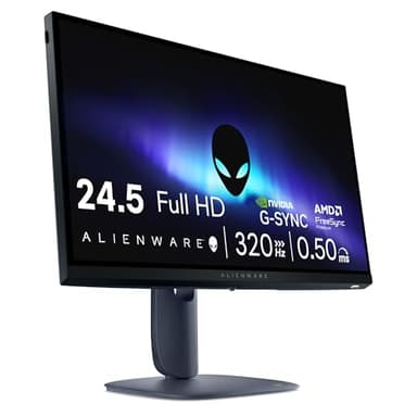 Alienware 24 Gaming Monitor AW2525HM, FHD IPS Panel, 320Hz, 0.5ms, G-SYNC